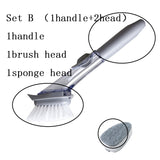 Cleaning Brush With Removable Brush Head Kitchen Gadgets