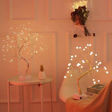 LED Copper Wire Bedroom Tree Lamp | Decorative Night Light for Home Décor