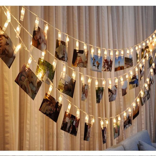 Beautiful LED Photo Holder String Lights
