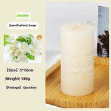 Cylindrical Aromatherapy Scented Candle Smokeless Colorful Pillar Candle for Home Decor