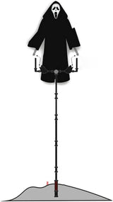 Halloween Skull Screaming Scarecrow – Home & Garden Bird Repeller Decor