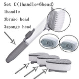 Cleaning Brush With Removable Brush Head Kitchen Gadgets