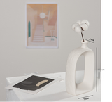 Modern White Ceramic Vase