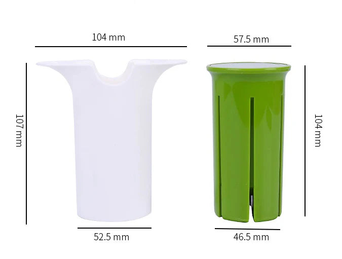 6 blade stainless steel fruit vegetable slicer white product shot