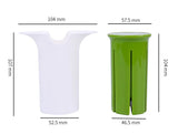 6 blade stainless steel fruit vegetable slicer white product shot