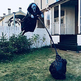 Halloween Skull Screaming Scarecrow – Home & Garden Bird Repeller Decor