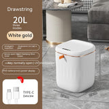 Smart Touchless Trash Can with UV & Deodorizer – 13L/16L