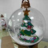 Inflatable Christmas Balls Hanging Crafts Outdoor Holiday Decorations for Home