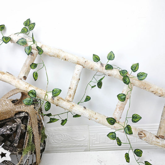 LED Green Leaf Copper Wire Lighting Chain Indoor Room Decoration