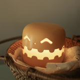 Pumpkin Lamp Halloween Bedside Night Light Decor