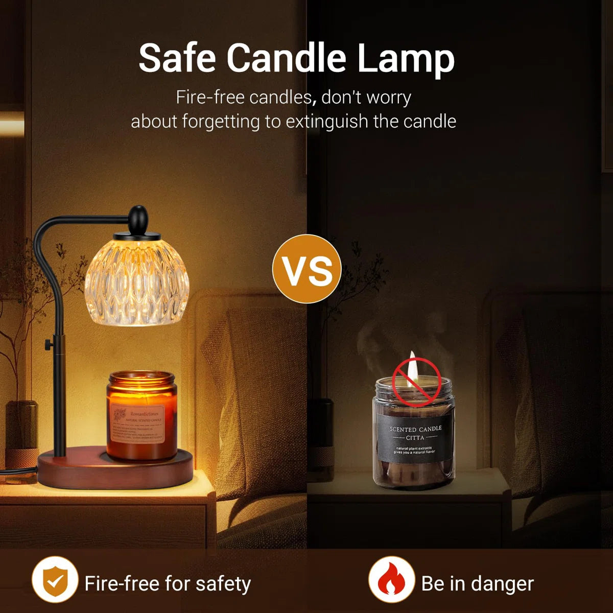 Candle Warmer Lamp Dimmable Flameless Wax Warmer