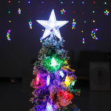 Christmas Tree Top Star LED Light Colourful Glowing Star Christmas Decorations for Home Bedroom Party LED Lamp Decoration