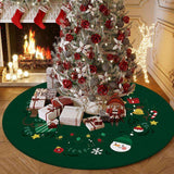 Christmas Tree Skirt Carpet Floor Mat Door Mat For Living Room Decorative