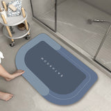 Absorbent Non Slip Floor Mat, Carpet Slip-Resistant Bathing Room Rug Floor, Microfiber Bath Mats for Bathroom Memory Foam Bath Mat Rug