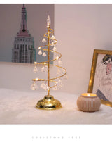 Close up of acrylic crystal lamp base and stand