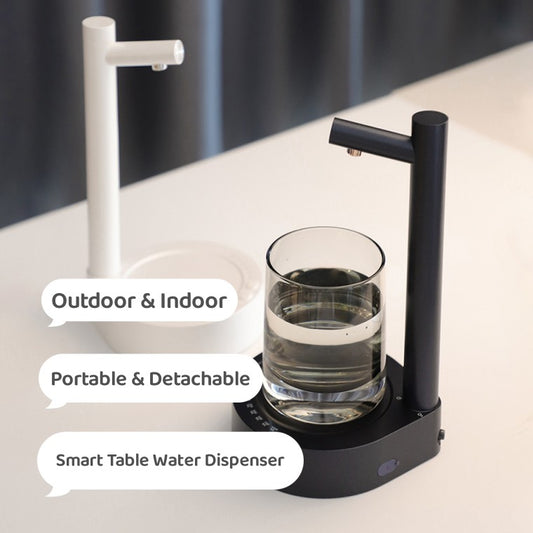 Automatic water bottle dispenser with packaging box
