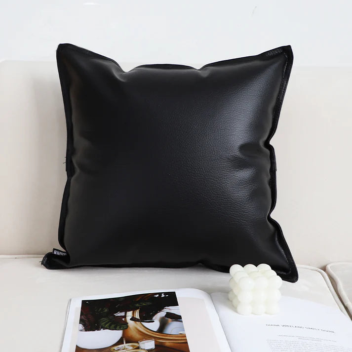 black and white pillows