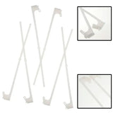 Car flag clip and pole mount design for window attachment