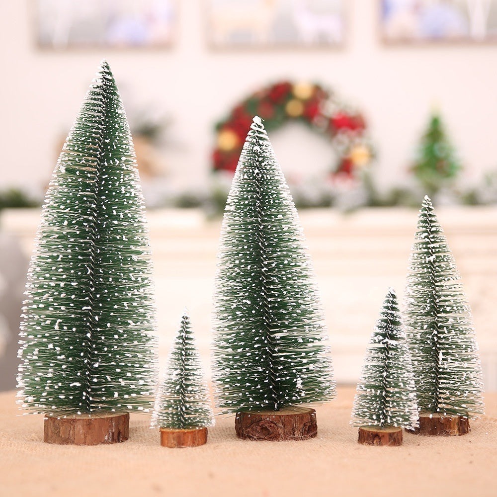 Christmas pine tree ornaments size comparison 10cm to 30cm