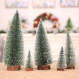 Christmas pine tree ornaments size comparison 10cm to 30cm