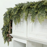Handcrafted christmas rattan garland door decoration holiday