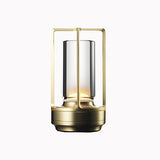 Waterproof cordless lamp used outdoors