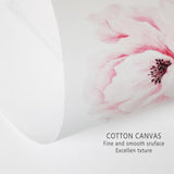 Pink style abstract dandelion flower canvas painting