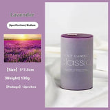 Cylindrical Aromatherapy Scented Candle Smokeless Colorful Pillar Candle for Home Decor