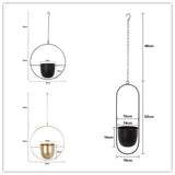 hanging iron pot