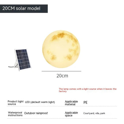 Moon light outdoor waterproof courtyard RGB 16 color remote control display
