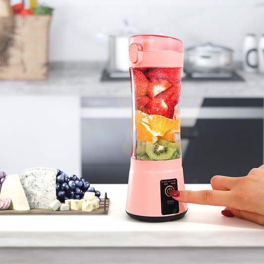 Portable blender cup blending fruit smoothie