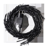 Power cord and cable of LED Christmas rattan tree lamp, European and American standard plug