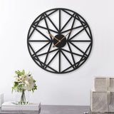 rod Iron wall clock