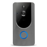Splendas smart WiFi video doorbell with 720P wide angle camera in gray color