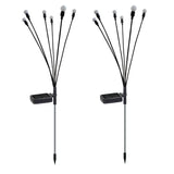 Splendas solar firefly garden stake light single unit stainless steel tube view