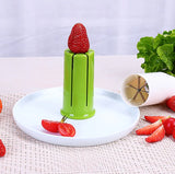 Stainless steel vegetable slicer cutter cutting tomato kitchen use