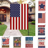 USA flag garden decoration multiple design options outdoor display