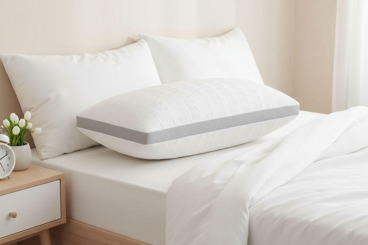 Cooling Memory Foam Bed Pillow - Lifestyle