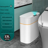 Smart Touchless Trash Can with UV & Deodorizer – 13L/16L