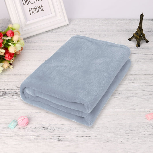 Fashion Solid Soft Throw Kids Blanket