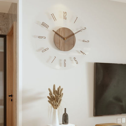 Hanging Noiseless Wall Clock Non Ticking Silent Clock