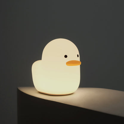 Nordic Cute Lovely Silicone Cartoon Benson Dull Duck Sleeping Light for Kids