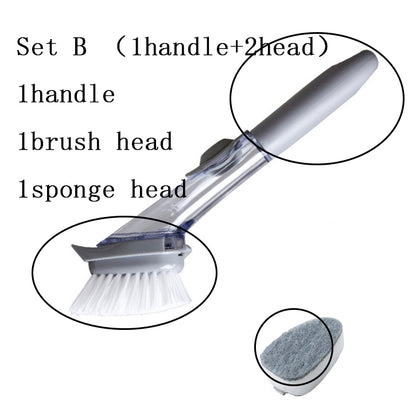 Cleaning Brush With Removable Brush Head Kitchen Gadgets