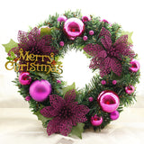 Christmas Wreath Decoration Festive Home Garden and Mall Door Decor