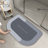 Absorbent Non Slip Floor Mat, Carpet Slip-Resistant Bathing Room Rug Floor, Microfiber Bath Mats for Bathroom Memory Foam Bath Mat Rug