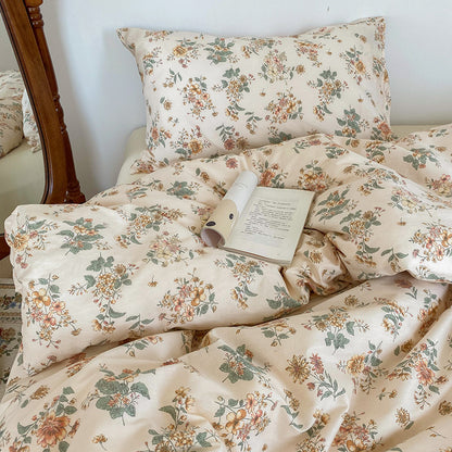 Cotton Bed Sheet Set - 100% Pure Cotton Soft Breathable Cooling Bedding | 4 Sizes