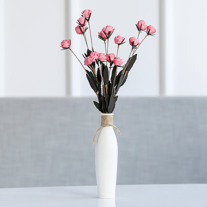 Modern And Simple Ceramic Vase with Artificial Flower