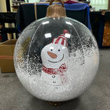 Inflatable Christmas Balls Hanging Crafts Outdoor Holiday Decorations for Home