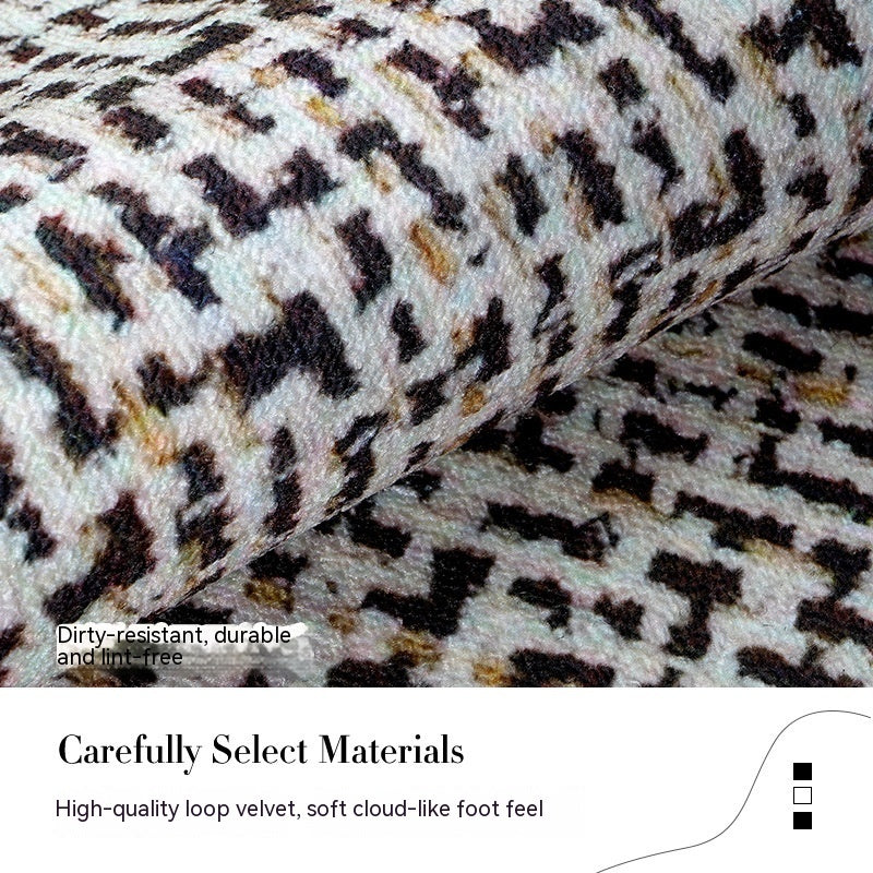 Round Modern Carpet Living Room Sofa And Tea Table