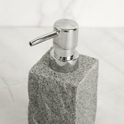 Soap dispenser bathroom accessories set